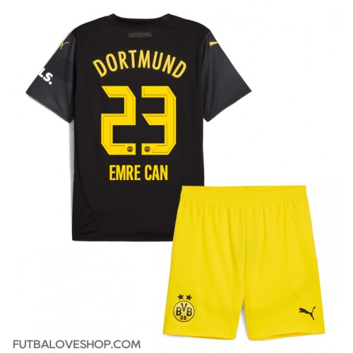 Dres Borussia Dortmund Emre Can #23 Preč pre deti 2024-25 Krátky Rukáv (+ trenírky)